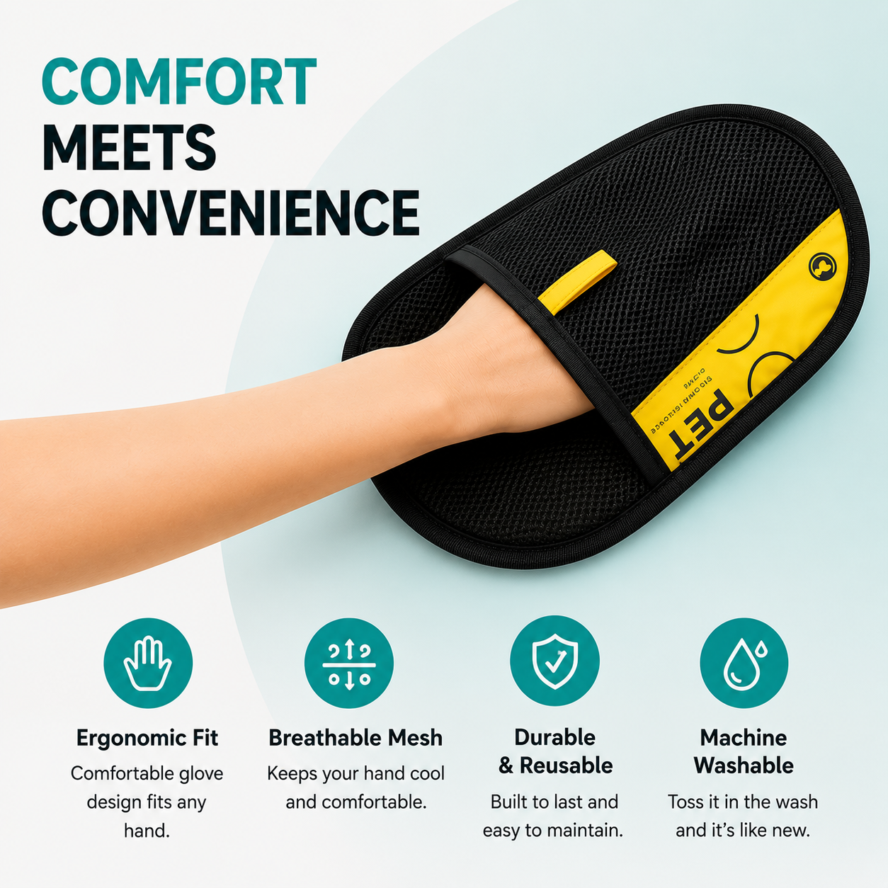 FurSweep Grooming Glove