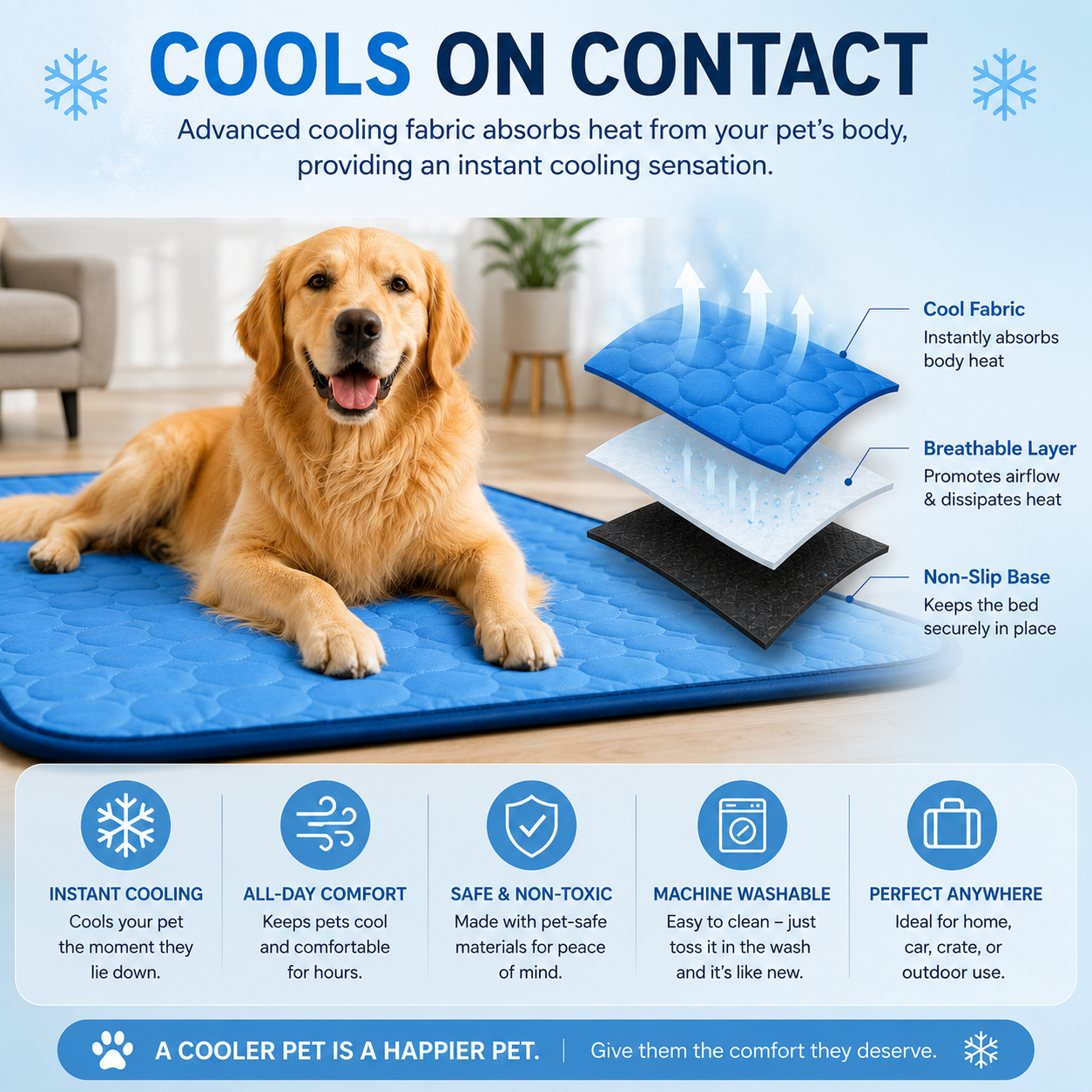 ArcticPaw Cooling Bed