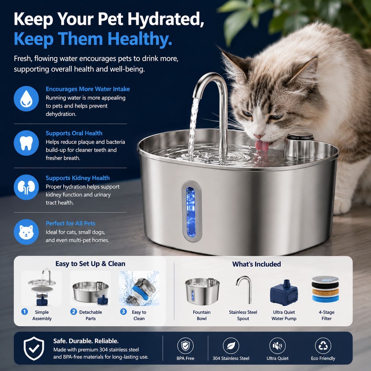 FreshSpring Pet Hydration Station