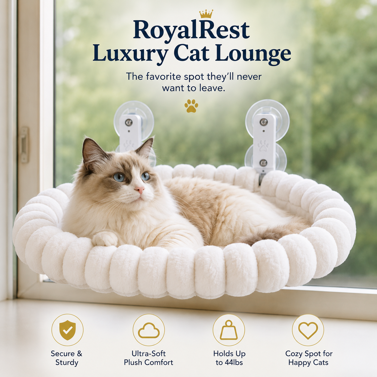 RoyalRest Luxury Cat Lounge