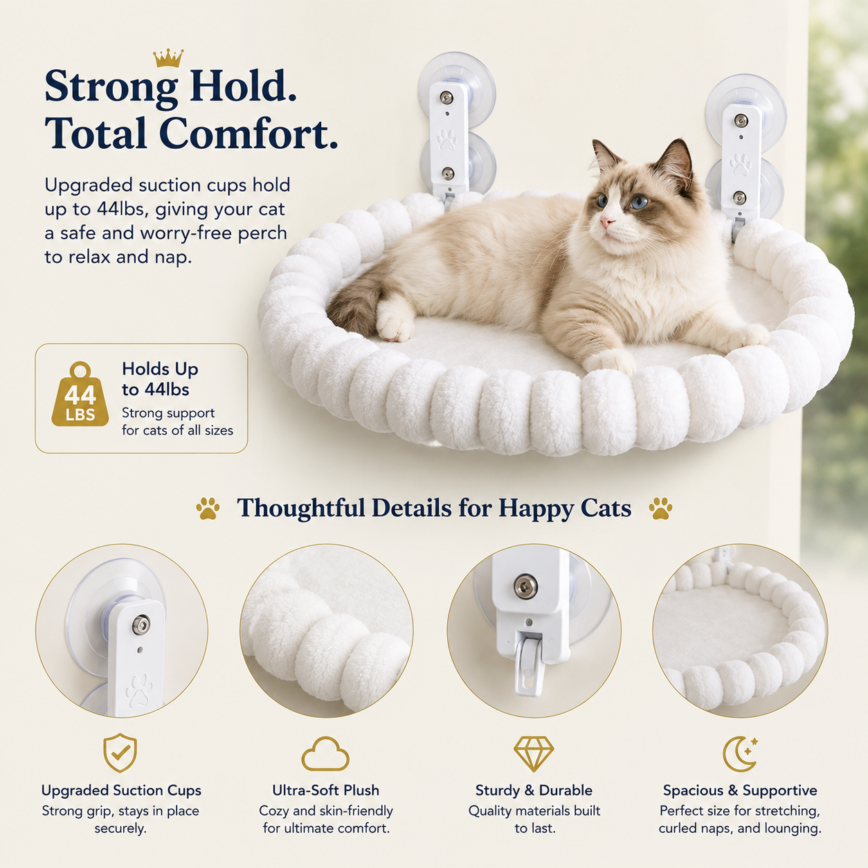 RoyalRest Luxury Cat Lounge