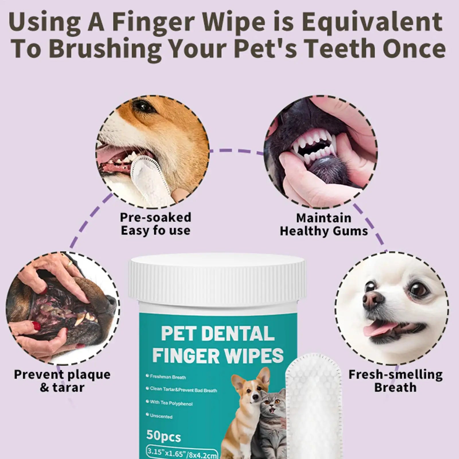 FreshBite Dental Wipes