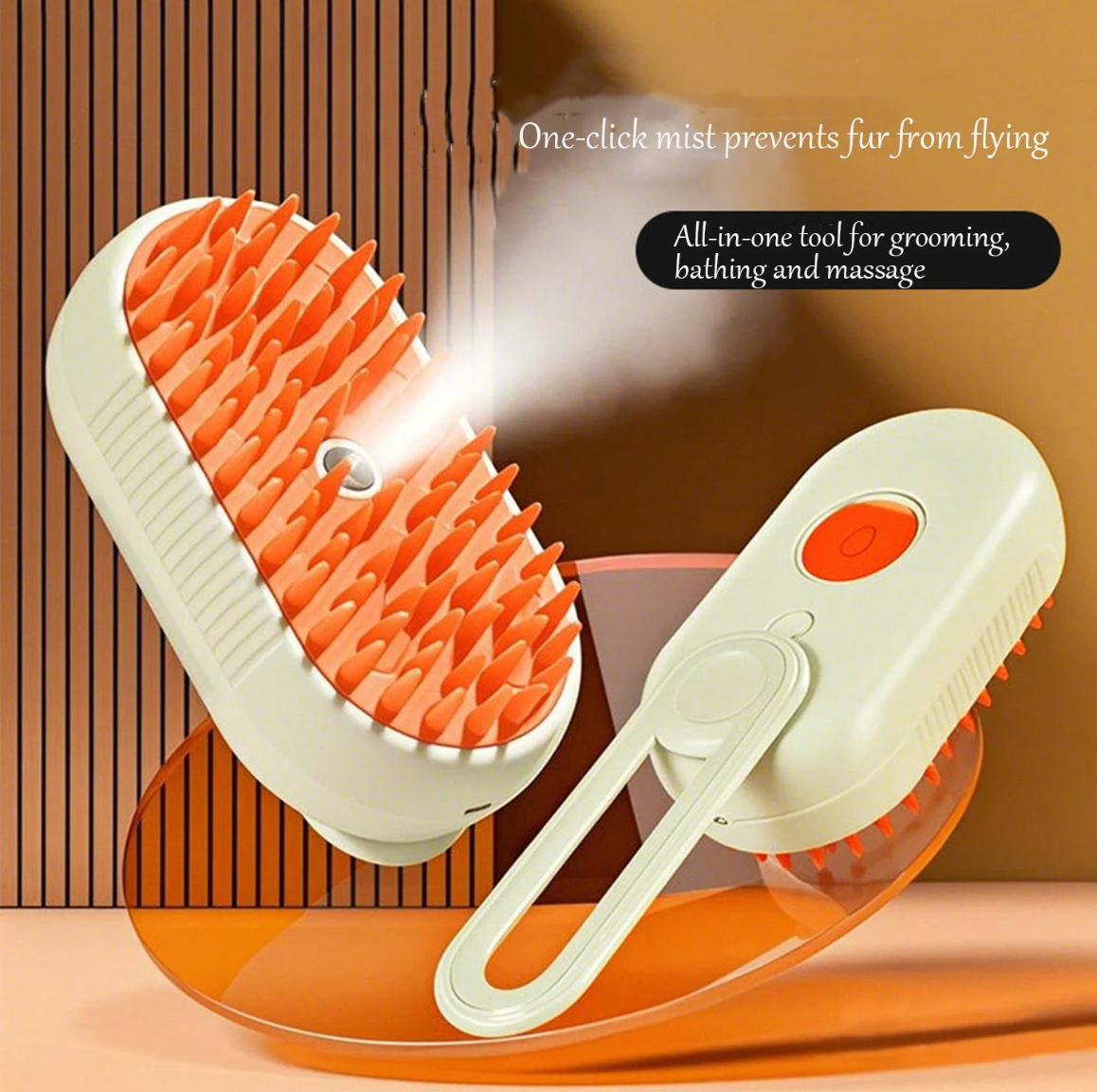 MistPaw 3-in-1 Grooming Comb