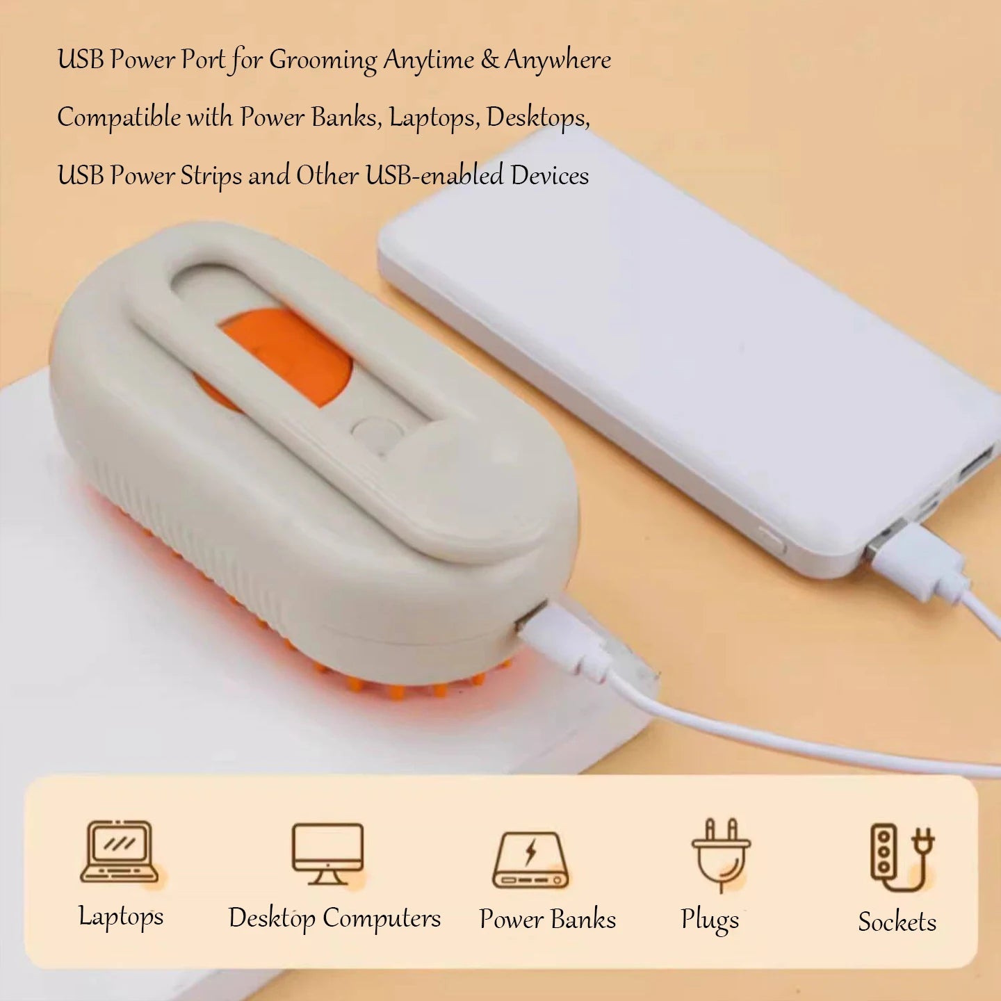 MistPaw 3-in-1 Grooming Comb